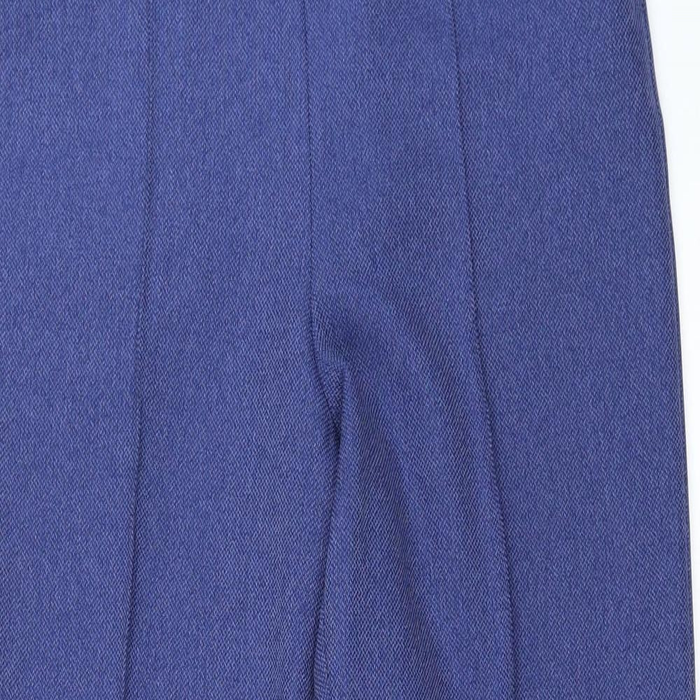 Womens UK Size 10 EWM Regular Fit  Blue Trousers
