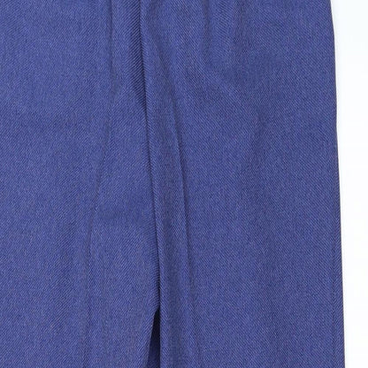 Womens UK Size 10 EWM Regular Fit  Blue Trousers