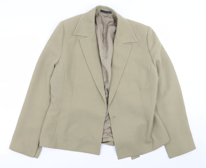 CCDK Womens Green   Jacket Blazer Size 14