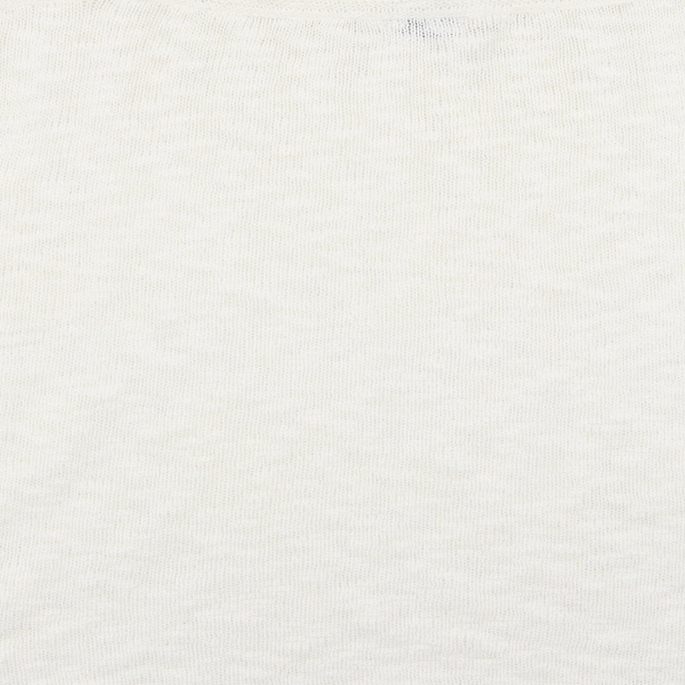 minute Womens White   Pullover Jumper Size XL