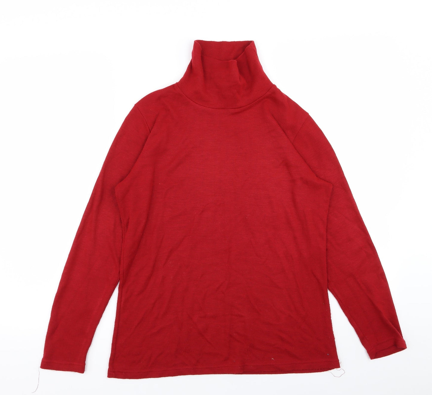 Womens UK Size 14 afibel Red Basic T-Shirt