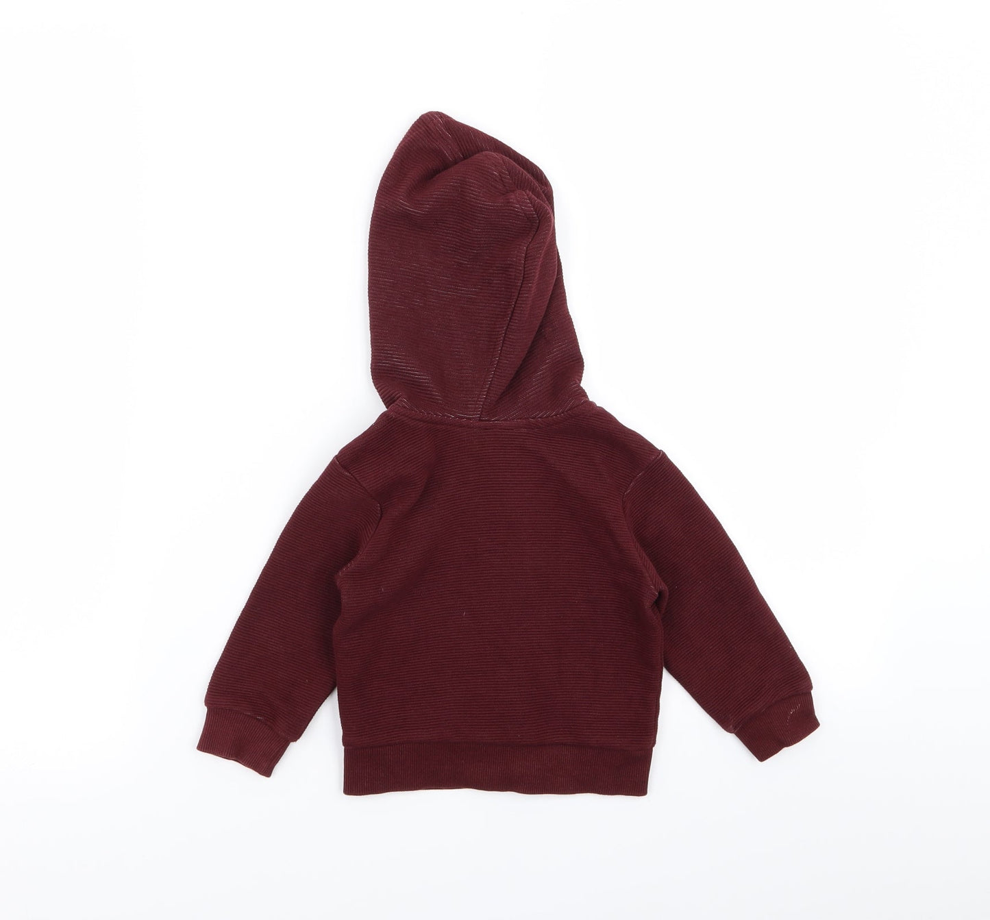 Primark Boys Brown   Full Zip Jumper Size 9-12 Months