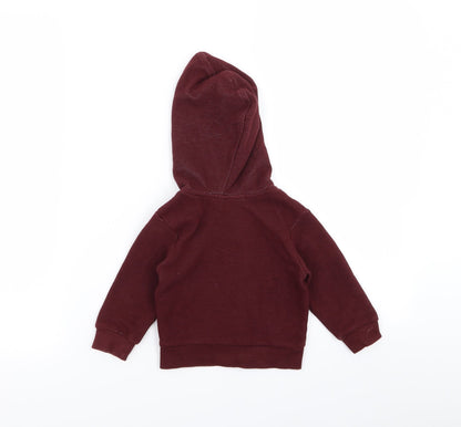 Primark Boys Brown   Full Zip Jumper Size 9-12 Months