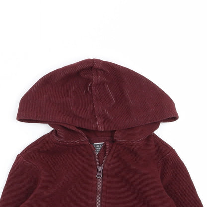 Primark Boys Brown   Full Zip Jumper Size 9-12 Months