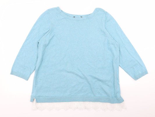 Preworn Womens Blue   Pullover Jumper Size M