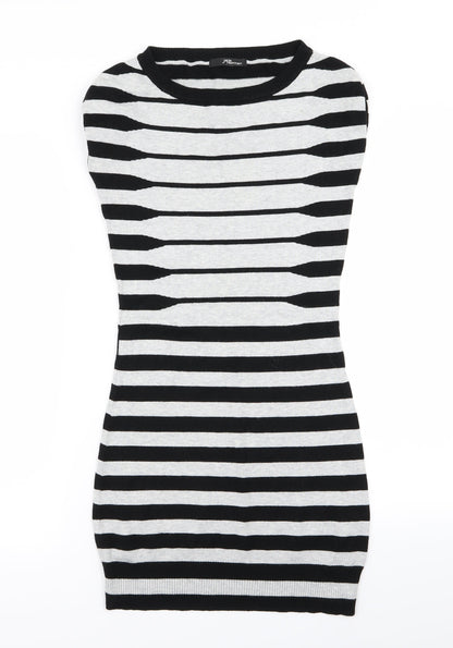 Jane Norman Womens Multicoloured Striped  Bodycon  Size 10