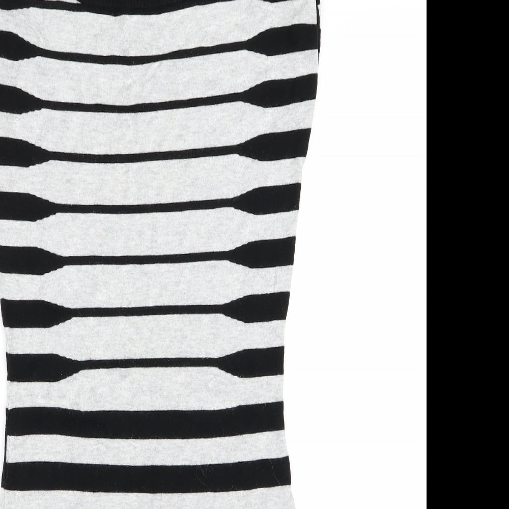 Jane Norman Womens Multicoloured Striped  Bodycon  Size 10