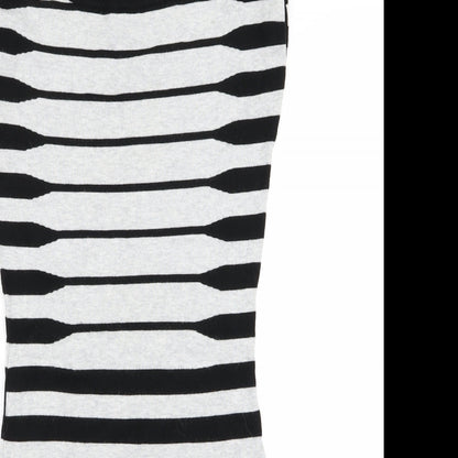 Jane Norman Womens Multicoloured Striped  Bodycon  Size 10