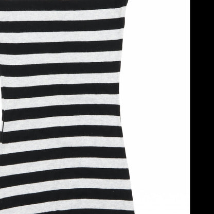 Jane Norman Womens Multicoloured Striped  Bodycon  Size 10