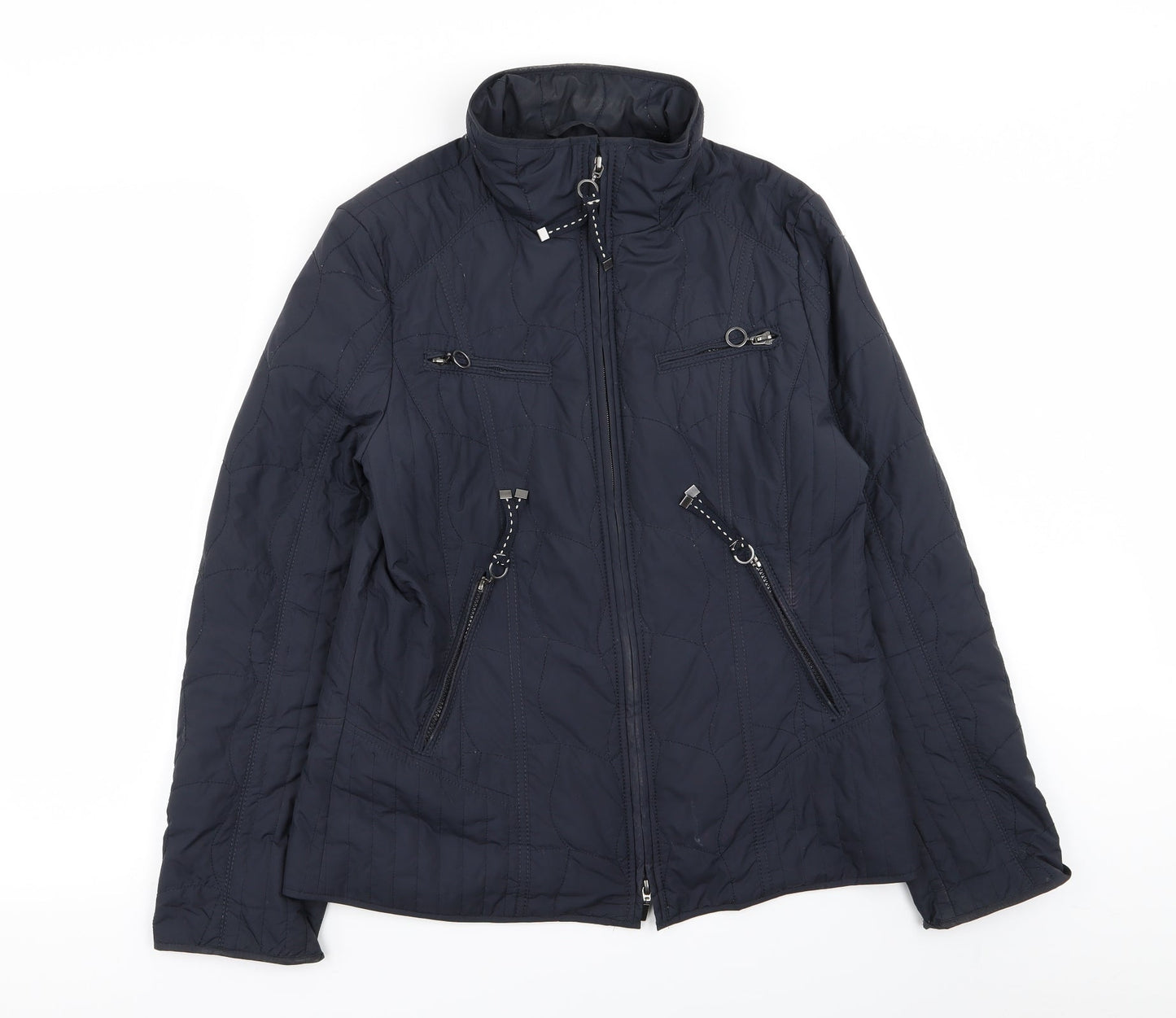 Gerry Weber Womens Blue   Jacket Coat Size 12