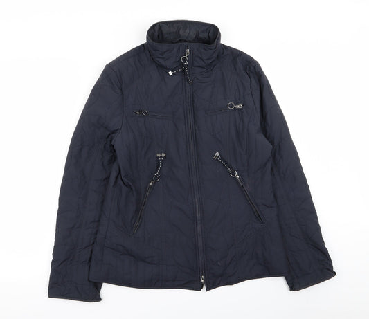 Gerry Weber Womens Blue   Jacket Coat Size 12