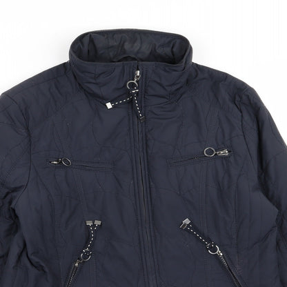 Gerry Weber Womens Blue   Jacket Coat Size 12
