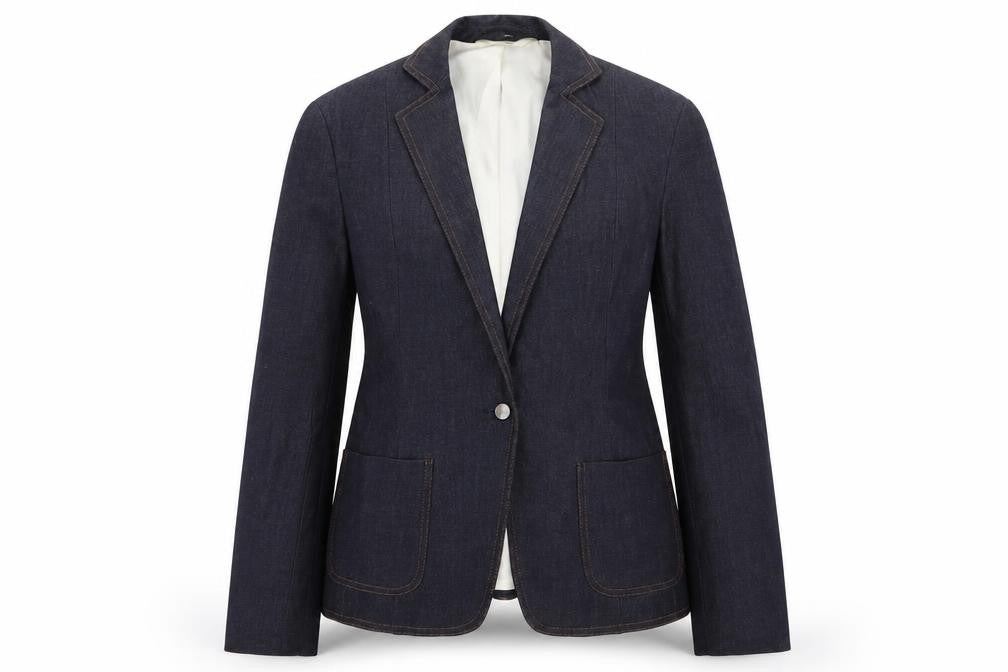 M&S Womens Blue   Jacket Blazer Size 12