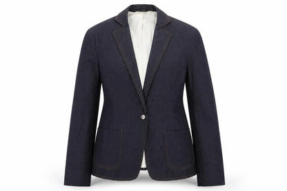 M&S Womens Blue   Jacket Blazer Size 12