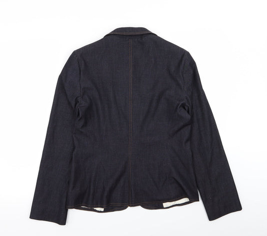M&S Womens Blue   Jacket Blazer Size 12