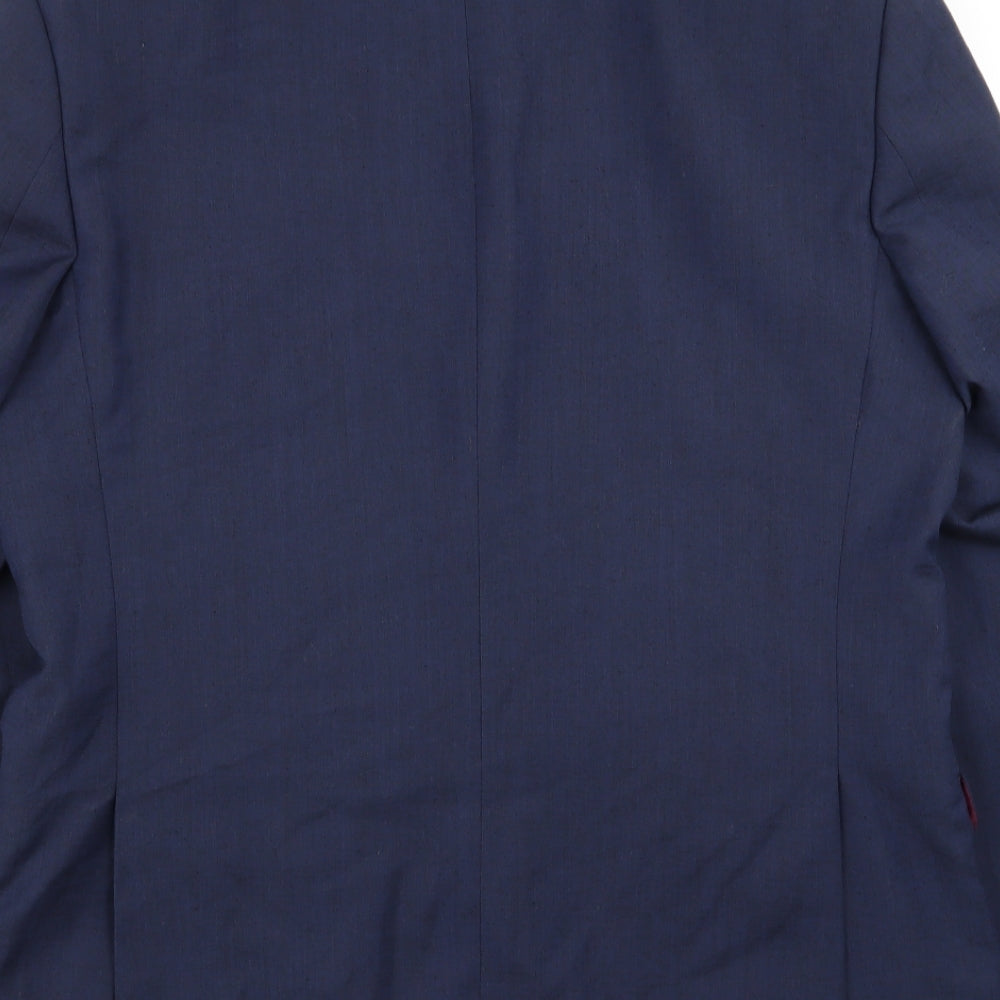 Mens UK Size 40 Preworn Regular Blue Suit Jacket
