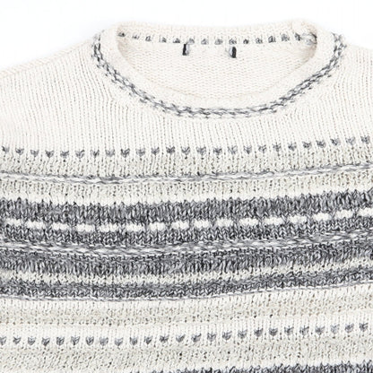 Primark Womens Multicoloured Geometric  Pullover Jumper Size 14