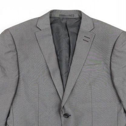 Mens UK Size 38 NEXT Regular Grey Suit Jacket