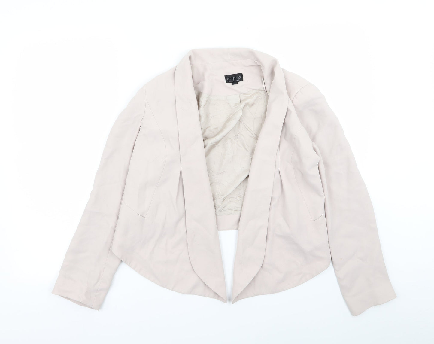 Topshop Womens Pink   Jacket Blazer Size 10
