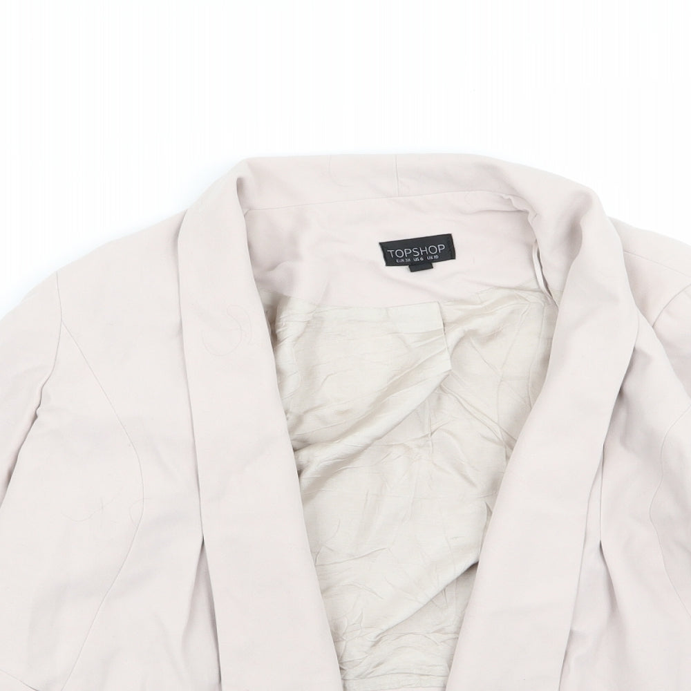Topshop Womens Pink   Jacket Blazer Size 10