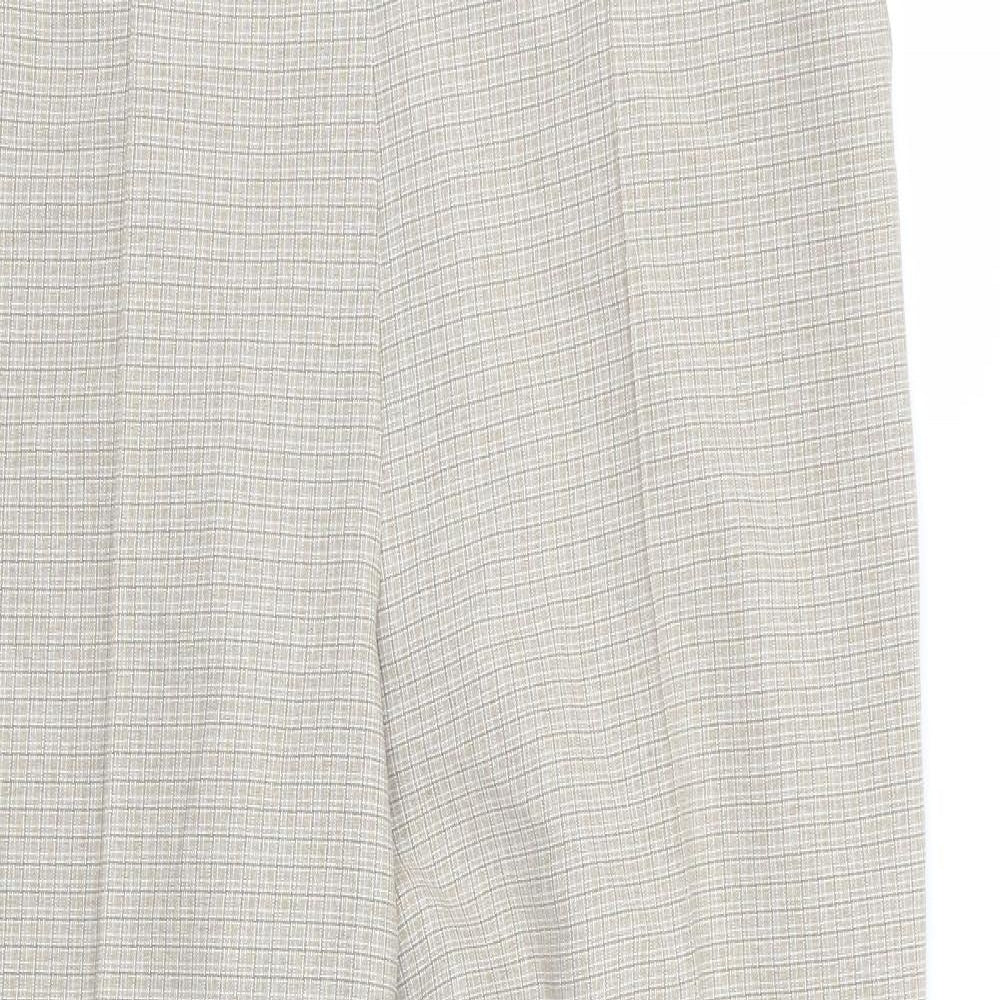 Womens UK Size 14 M&S Regular Fit  Beige Trousers