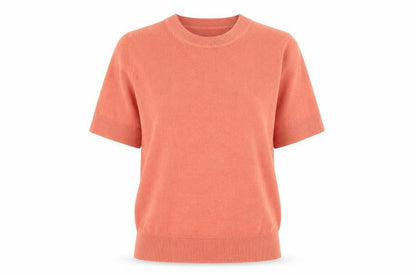 Womens UK Size 12 M&S Pink Basic T-Shirt