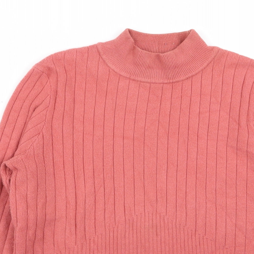 M&S Womens Pink   Basic T-Shirt Size 14