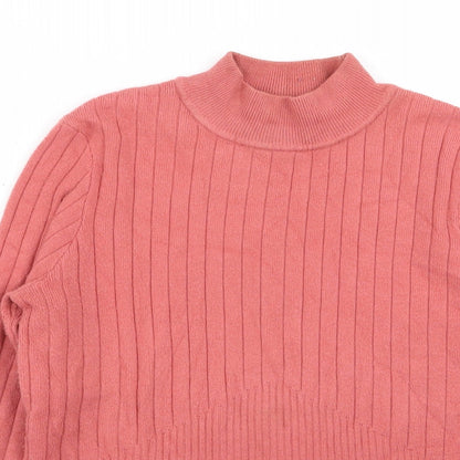 M&S Womens Pink   Basic T-Shirt Size 14