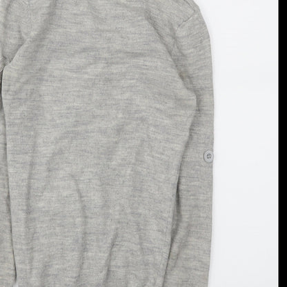 Oslo Womens Grey   Cardigan Jumper Size XS