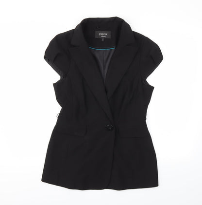Papaya Womens Black   Jacket Blazer Size 14
