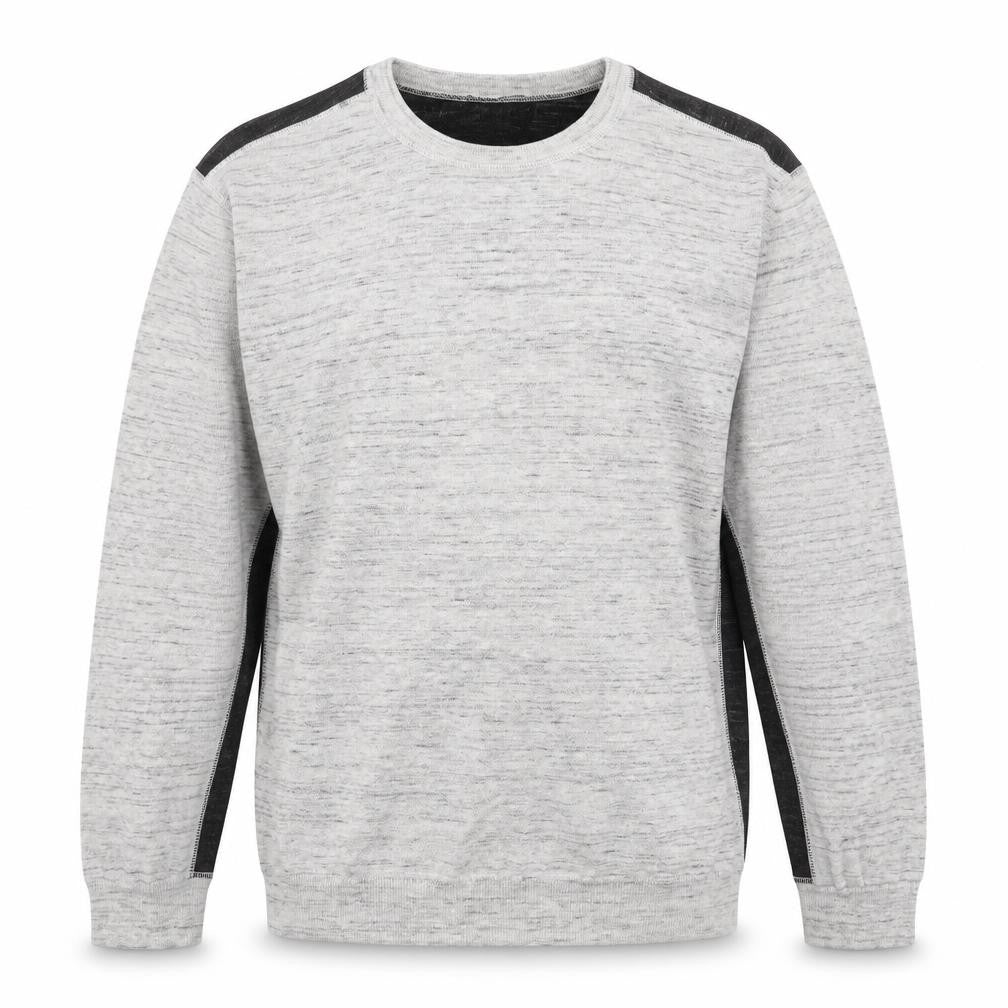 Mens UK Size L Racing Green Grey Pullover Sweatshirt
