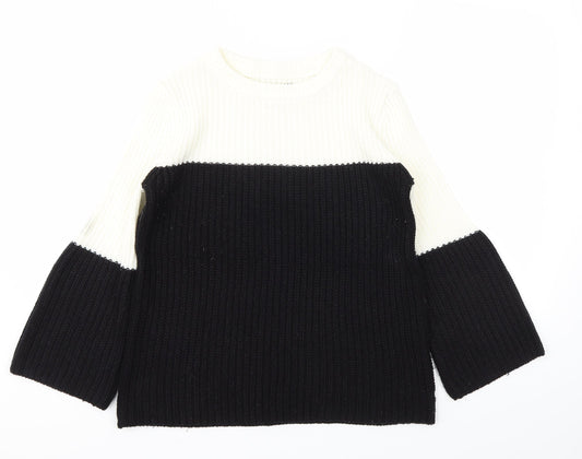 Front view of Papaya women’s black jumper, size S