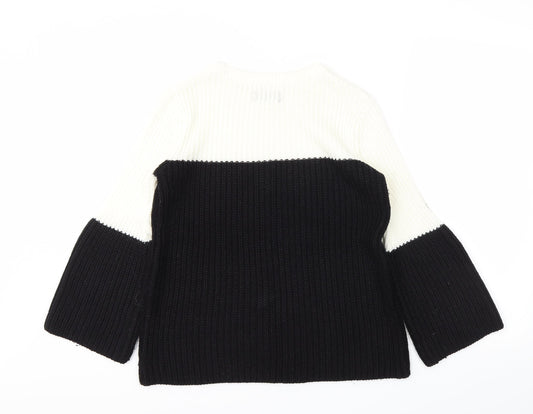 Back view of Papaya women’s black jumper, size S