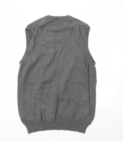 Mens UK Size S M&S Grey Pullover Sweatshirt