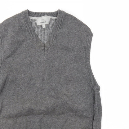 Mens UK Size S M&S Grey Pullover Sweatshirt