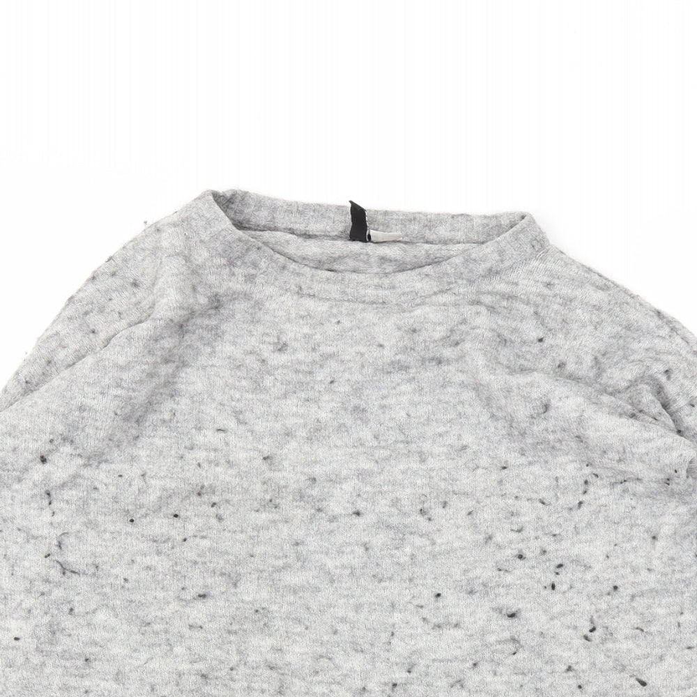 H&M Womens Grey   Pullover Jumper Size S