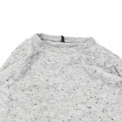 H&M Womens Grey   Pullover Jumper Size S