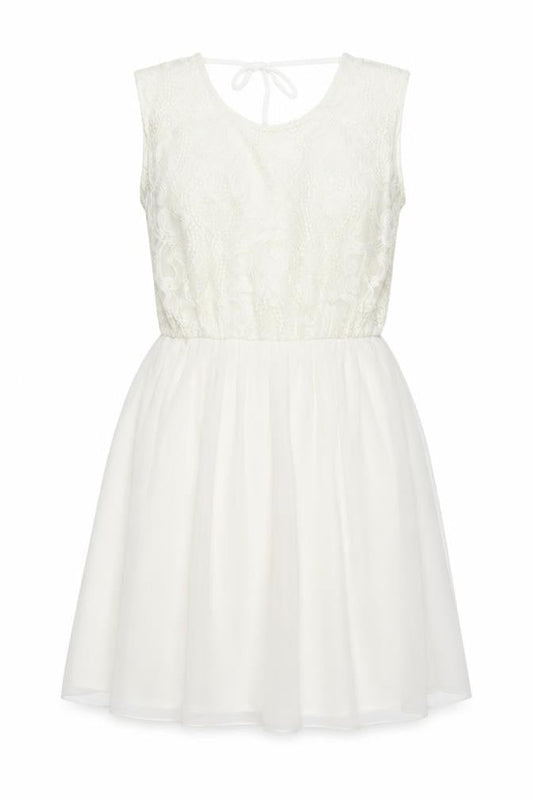 RIBBON  Womens Ivory   Fit & Flare  Size 12