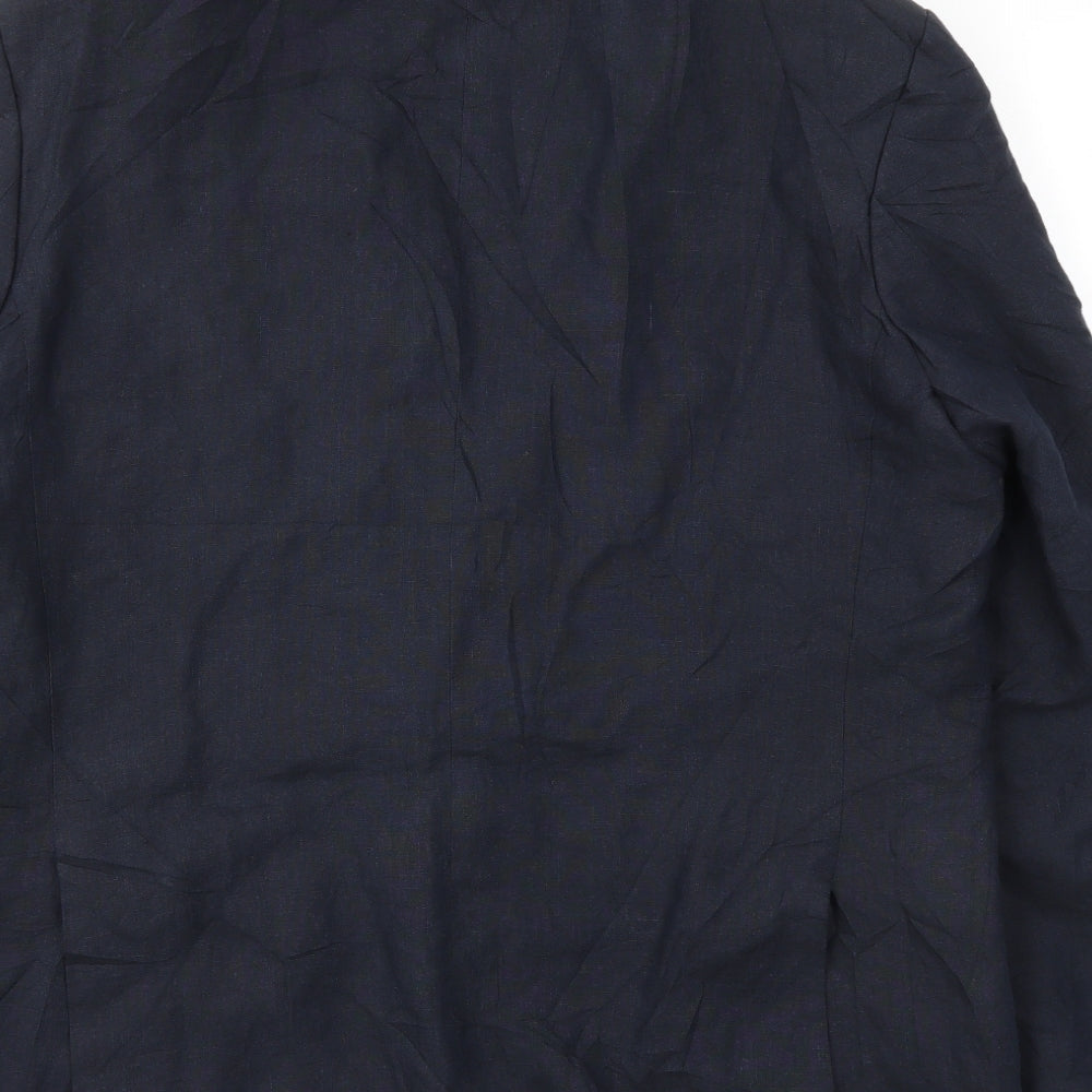 Mens UK Size 42 M&S Regular Blue Suit Jacket