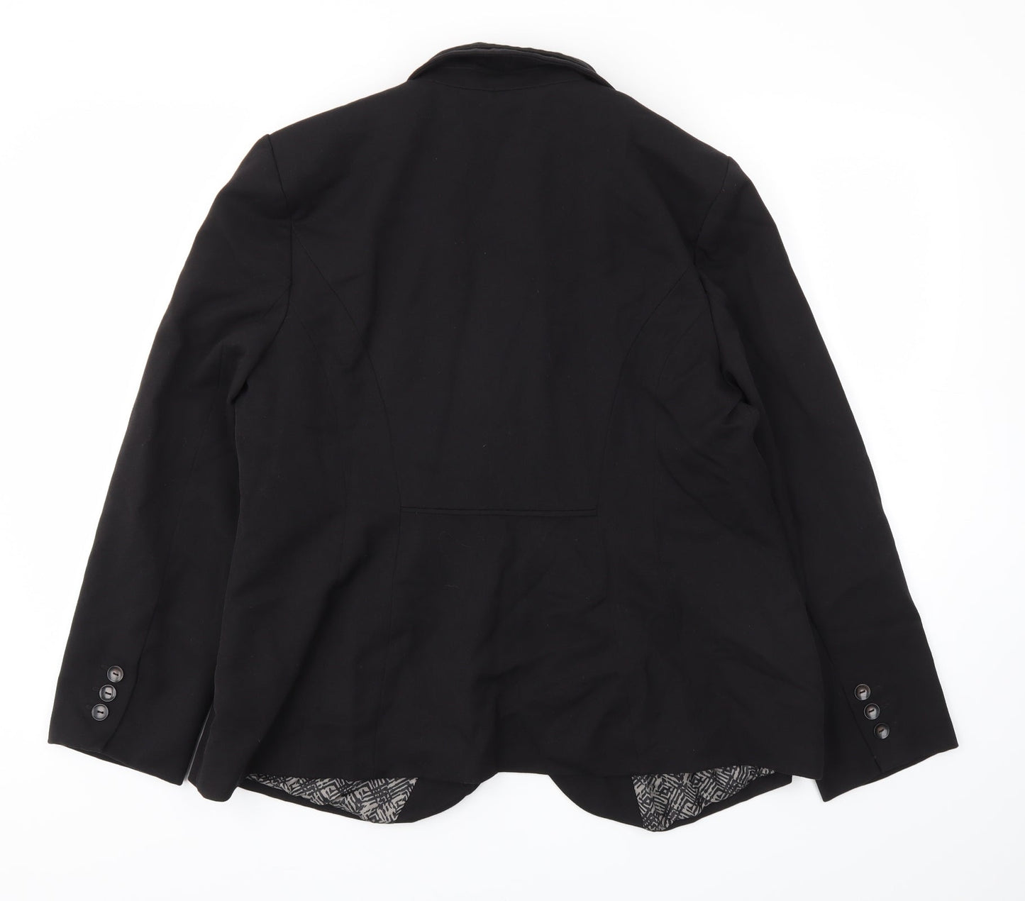 Womens UK Size 18 BM Plus Black Blazer