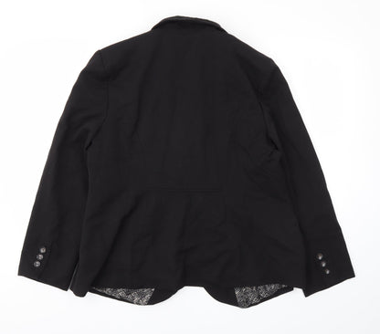 Womens UK Size 18 BM Plus Black Blazer