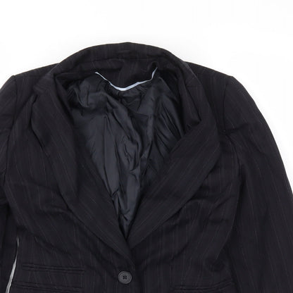 Womens UK Size 10 BAY Regular Black Blazer