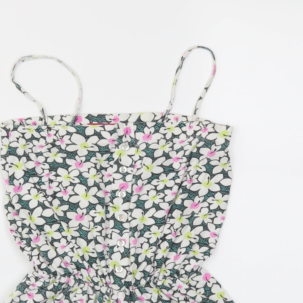 YD Girls Multicoloured Floral  Jumpsuit One-Piece Size 9-10 Years