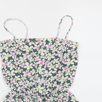 YD Girls Multicoloured Floral  Jumpsuit One-Piece Size 9-10 Years