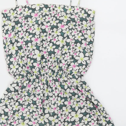YD Girls Multicoloured Floral  Jumpsuit One-Piece Size 9-10 Years