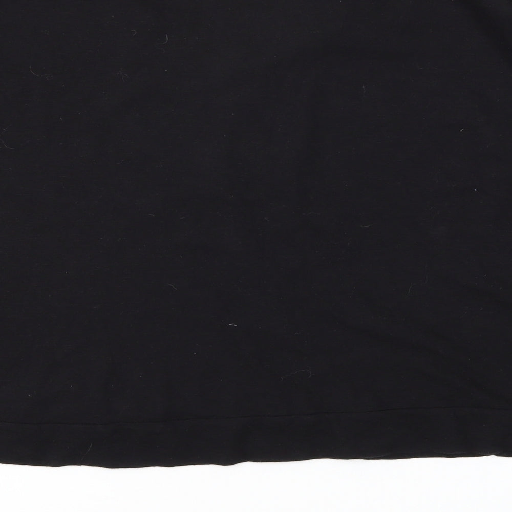Primark Womens Black Animal Print  Top Pyjama Top Size 14