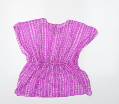 YD Girls Purple   Cape Jumper Size 9-10 Years