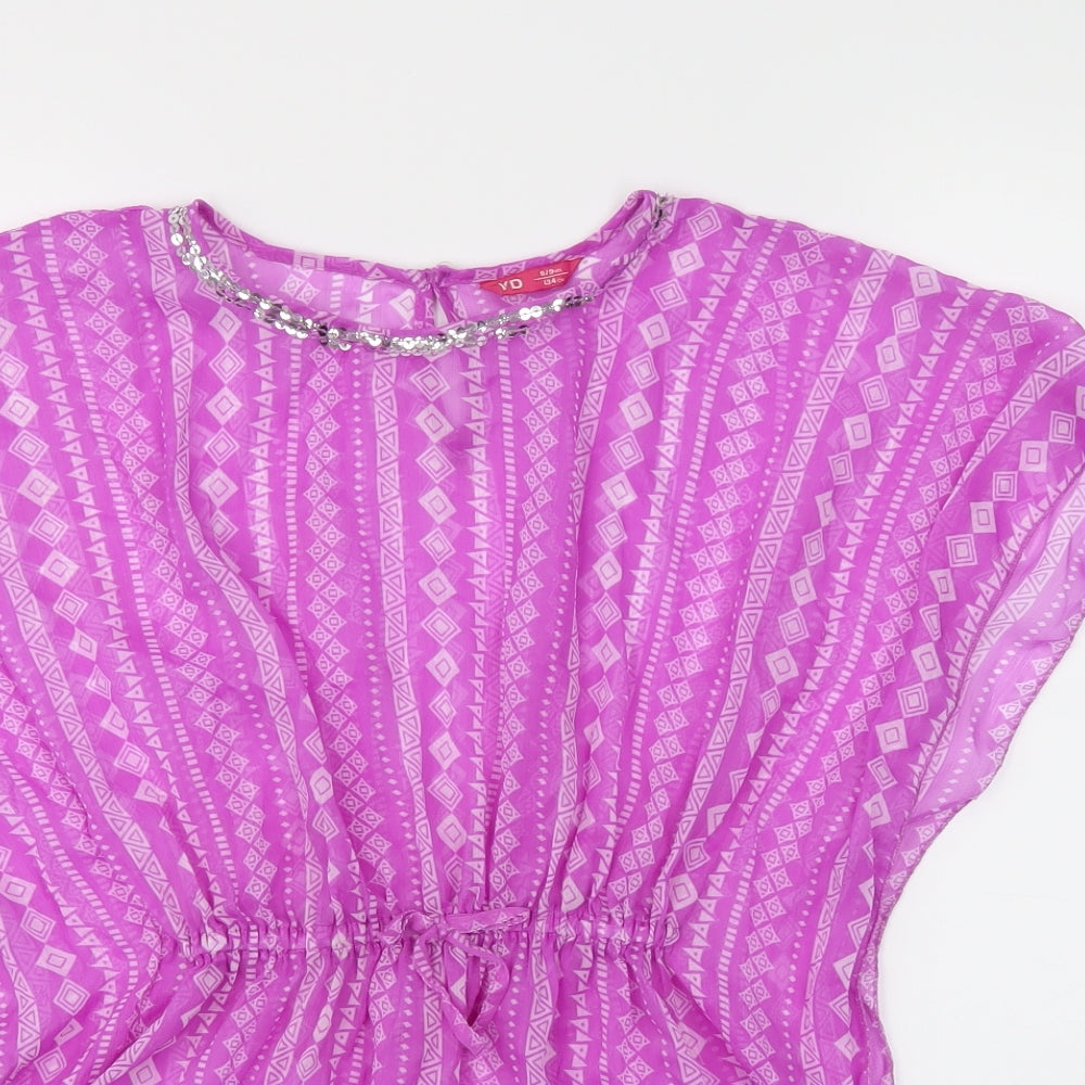 YD Girls Purple   Cape Jumper Size 9-10 Years