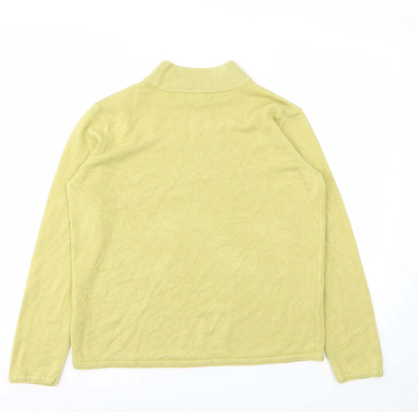 BM Womens Yellow   Pullover Jumper Size M