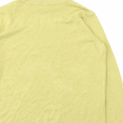 BM Womens Yellow   Pullover Jumper Size M